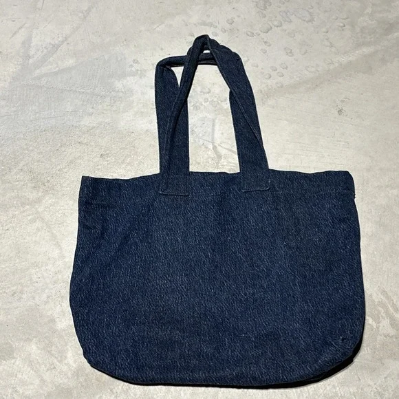 Vintage 1990s Body Glove Denim Purse Gym Bag Neo Jean Y2K Beach Neon